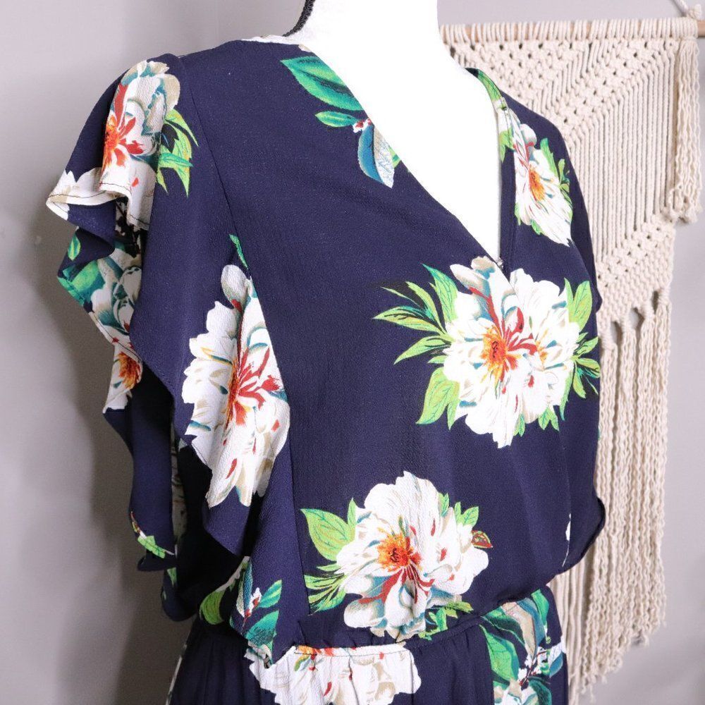 Umgee | Short Sleeve Floral Romper‎ - Picture 3 of 5